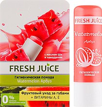 Гігієнічна помада в упаковці "Кавун" - Fresh Juice Watermelon — фото N1