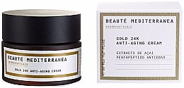 Парфумерія, косметика Омолоджувальний крем для обличчя - Beaute Mediterranea Gold 24K Anti Aging Cream