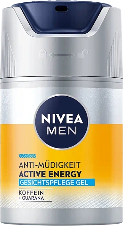 Гель для обличчя "Заряд енергії" - NIVEA MEN Active Energy Gel Caffeine + Guarana — фото N1