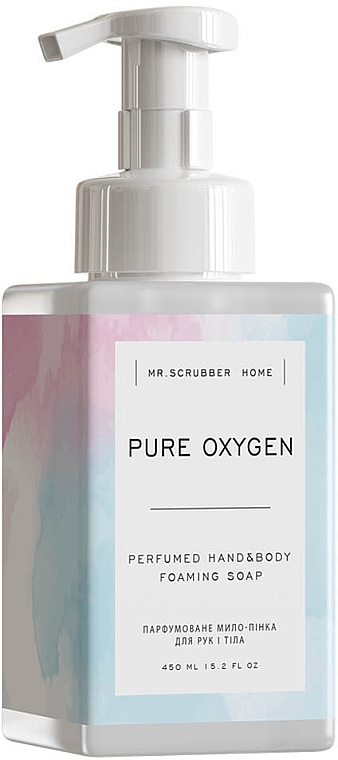 Парфюмированное мыло-пенка для рук и тела "Pure Oxygen" - Mr.Scrubber Home Pure Oxygen Perfumed Hand & Body Foarming Soap — фото N1
