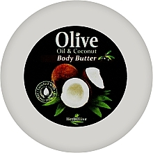 Парфумерія, косметика Масло для тіла з кокосом - Madis HerbOlive Olive Oil & Coconut Body Butter (міні)