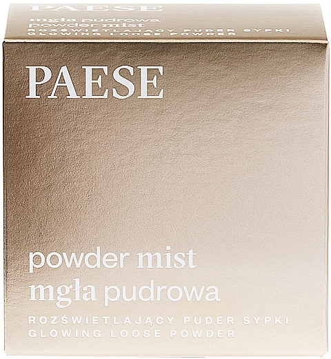 Освітлювальна розсипчаста пудра - Paese Mist Powder — фото N3