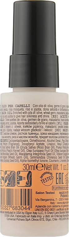 Масло для волос "7 масел" - Elgon Refibra 7 Oil Blend — фото N2
