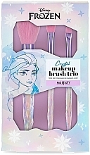 Парфумерія, косметика Набір пензлів для макіяжу, 3 шт. - Mad Beauty Frozen Brush Trio