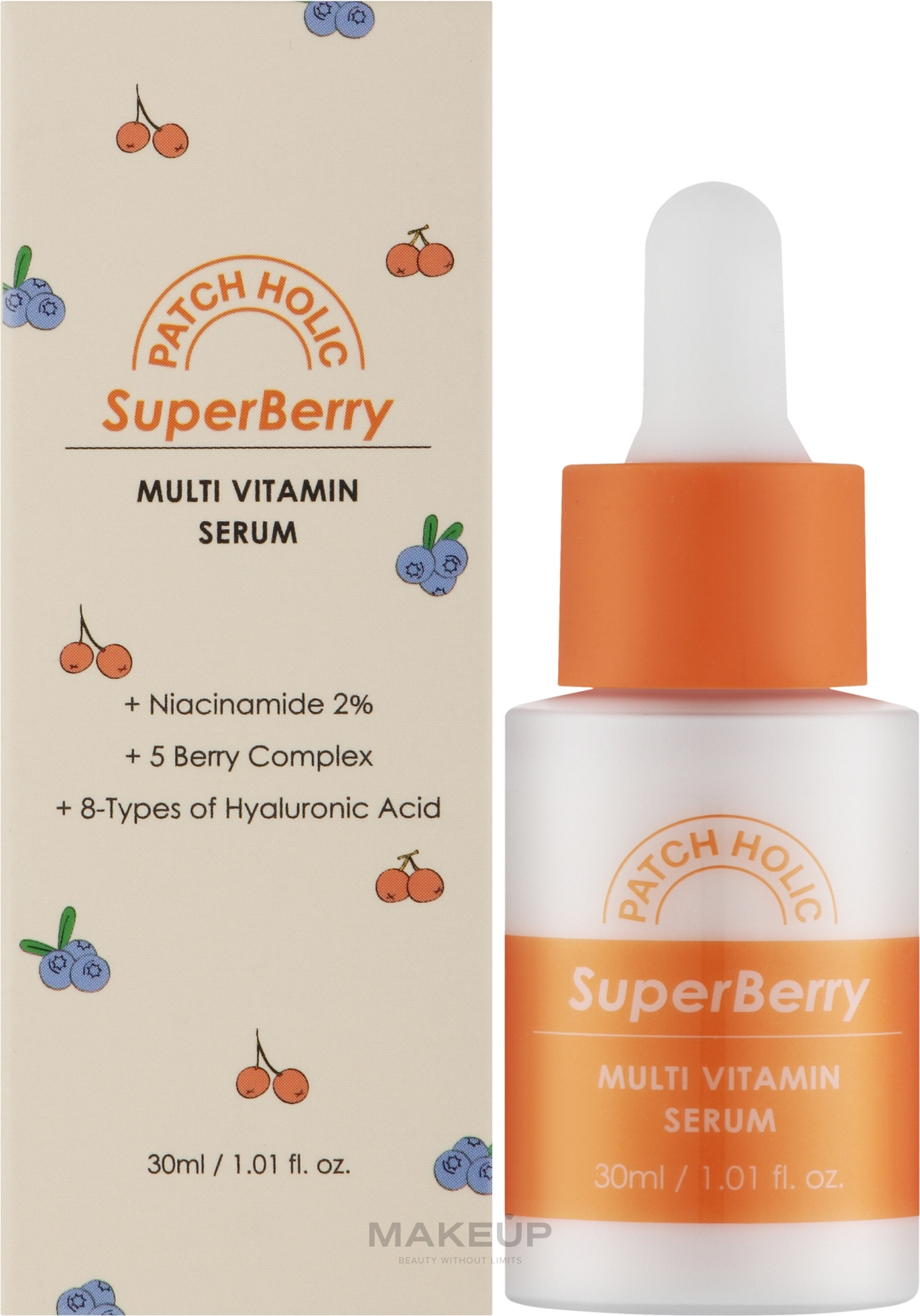 Сыворотка для сияния кожи лица - Patch Holic SuperBerry Multivitamin Glow Serum — фото 30ml