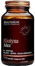 Парфумерія, косметика Харчова добавка "Біотин макс", 5 мг - Doctor Life Biotyna Max D-Biotyna 5mg