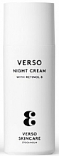 Парфумерія, косметика Нічний крем для обличчя з ретинолом - Verso Night Cream (тестер)