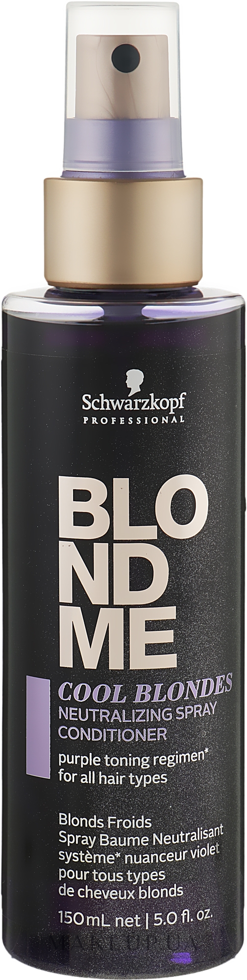 Нейтралізувальний спрей-кондиціонер для волосся холодних відтінків - Schwarzkopf Professional Blondme Cool Blondes Neutralizing Spray Conditioner — фото 150ml