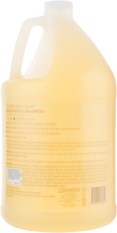 Шампунь "Чайне дерево" - Giovanni Eco Chic Hair Care Tea Tree Triple Invigorating Shampoo — фото N4