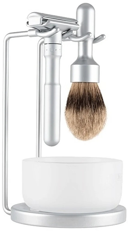 Набор для бритья - Merkur Shaving Set Futur 750 (razor/1pc + shaving/brush/1pc + acc/2pcs) — фото N1