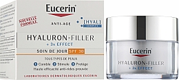 Крем для лица, дневной - Eucerin Hyaluron-Filler + 3x Effect SPF 30 — фото N2