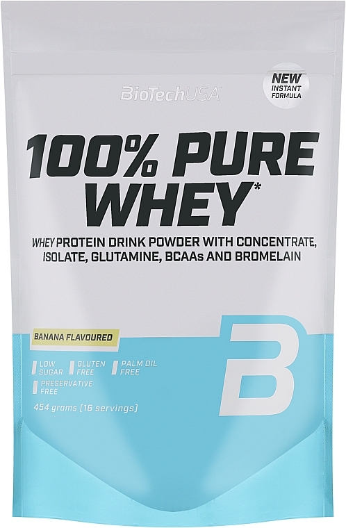 Протеин "Банан" - BioTechUSA 100% Pure Whey Banana Protein — фото N4