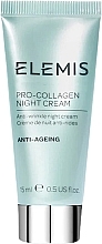 Парфумерія, косметика Нічний зволожувальний крем-гель для обличчя з колагеном - Elemis Pro-Collagen Night Cream (міні)