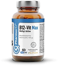 Парфумерія, косметика Вітаміни "B12-Vit Max" - Pharmovit Clean Label B12-Vit Max Methyl Active