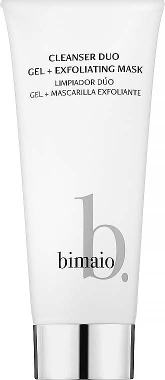 Двойное очищающее средство - Bimaio Cleanser Duo Gel+Exfoliating Mask