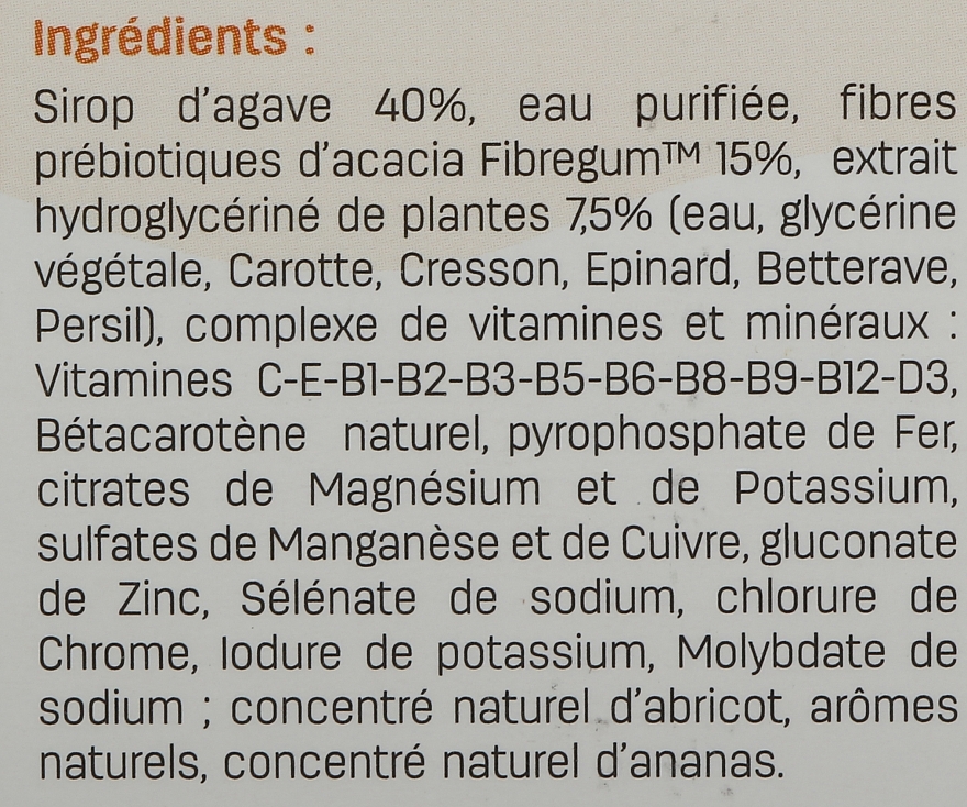 Сироп для здорового физического развития: 22 витамина и олиго-элемента - Pediakid 22 Vitamines et Oligo-Elements Sirop — фото N5
