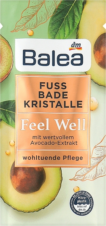 Кристаллы для ванны для ног - Balea Feel Well — фото N1