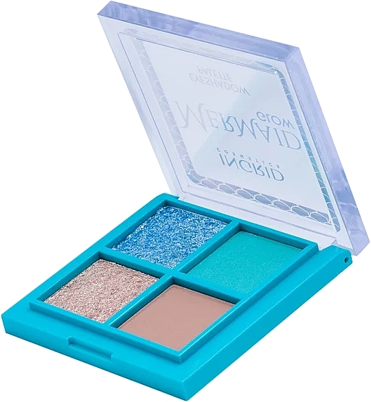 Палетка теней для век - Ingrid Cosmetics Mermaid Glow Eyeshdow Palette — фото N1