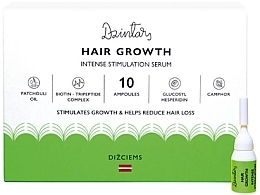 Сироватка інтенсивна для стимуляції росту волосся - Dzintars Dizciems Hair Serum — фото N1