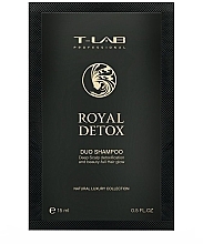 Духи, Парфюмерия, косметика Шампунь для королевской гладкости и абсолютной детоксикации - T-LAB Professional Royal Detox Shampoo (пробник)
