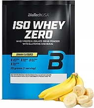 Безлактозний протеїн «Банан» - BioTech 100% Pure Whey Banana (саше) — фото N1