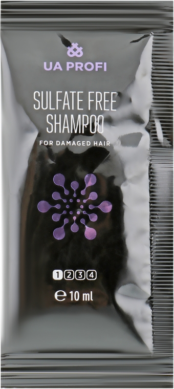 Бессульфатный шампунь для поврежденных волос - UA Profi Sulfate Free Shampoo For Damaged Hair (мини) — фото N1