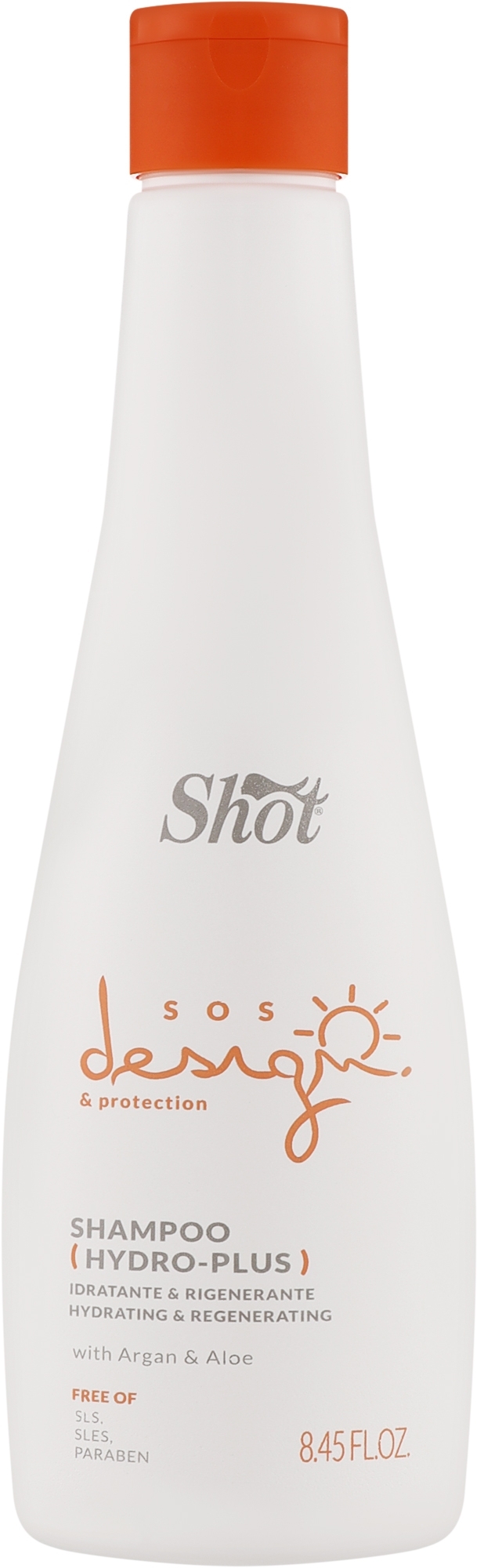 Шампунь для волосся - Shot SOS Design Shampoo Hydro Plus — фото 250ml