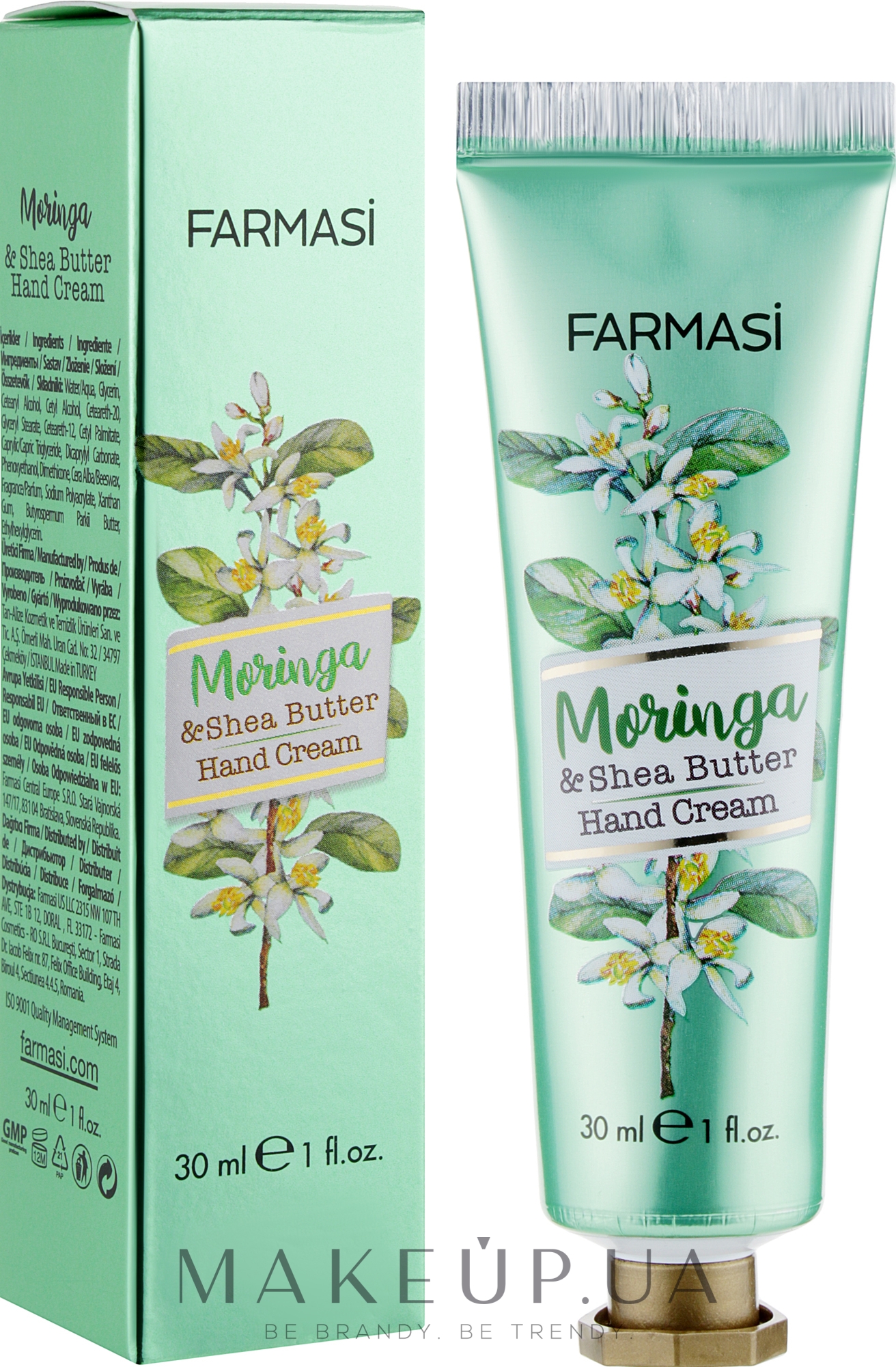 Крем для рук "Моринга й масло ши" - Farmasi Hand Cream — фото 30ml