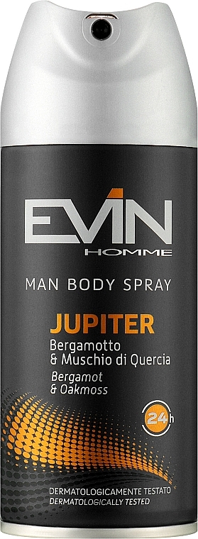 Дезодорант-спрей "Jupiter" - Evin Homme Body Spray — фото N1