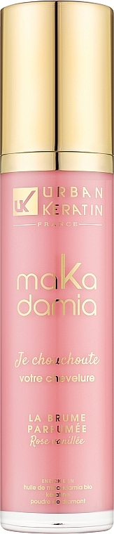 Мист парфюмированный для волос "Rose Vanillee" - Urban Keratin Makadamia Mist — фото N1