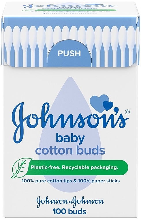 Палочки ватные - Johnson’s® Baby Cotton Buds — фото N1