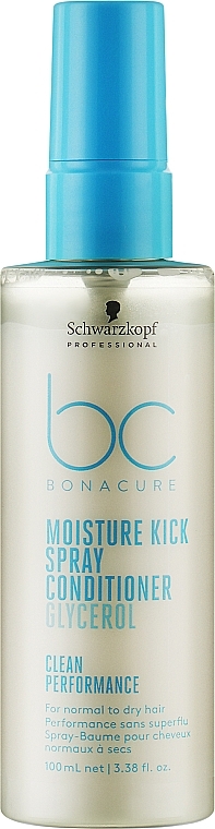 Спрей-кондиционер для волос - Schwarzkopf Professional Bonacure Moisture Kick Spray Conditioner Glycerol