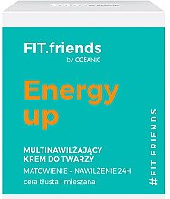 Парфумерія, косметика Мультизволожувальний крем для обличчя - AA Cosmetics Fit.Friends Energy Up Face Cream