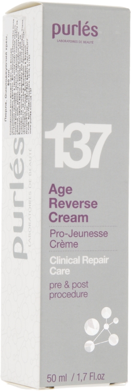 Омолоджуючий крем для обличчя - Purles Clinical Repair Care 137 Age Reverse Cream — фото N3