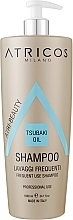 Шампунь для ежедневного использования - Atricos Frequent Use Shampoo Tsubaki Oil — фото N2