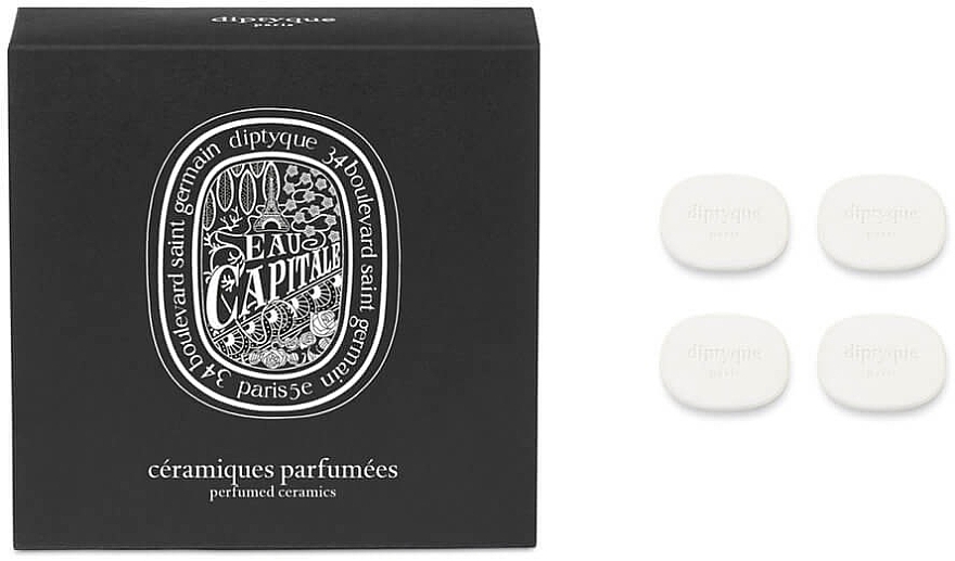 Змінні блоки для парфумованої брошки - Diptyque Refill For Perfumed Brooch Eau Capitale — фото N1