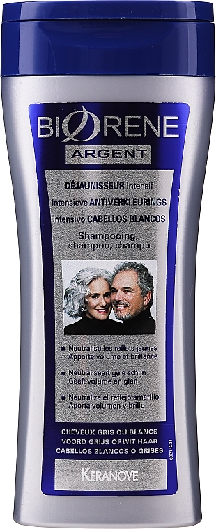 Шампунь інтенсивний для сивого волосся - Eugene Perma Biorene Argent Shampoo — фото N1