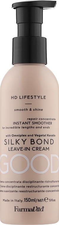 Шелковистый крем для реконструкции волос - Farmavita HD Life Style Silky Bond Leave-In Cream