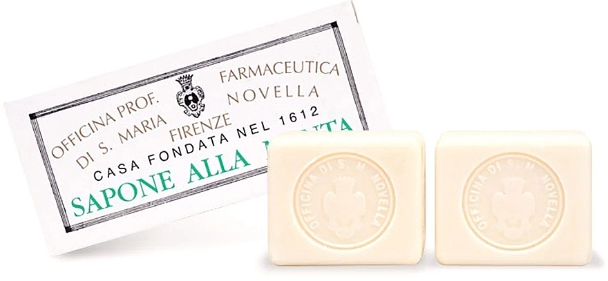 Набір - Santa Maria Novella Mint Soap Box (soap/2x50g) — фото N1