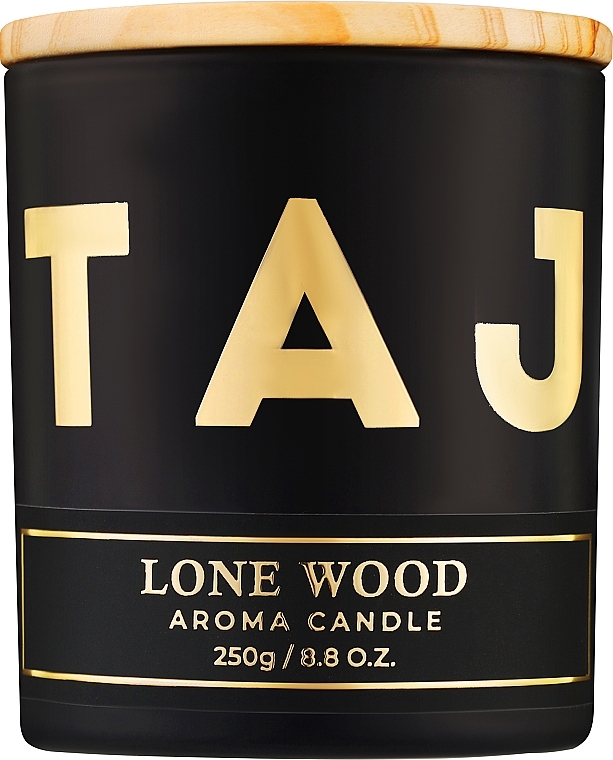 Ароматическая свеча "Lone Wood" - Taj Max Aroma Candle — фото N1