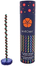 Набор благовоний №2 - Maroma Encens d'Auroville Double Scented Spiral Incense Sticks Yellow — фото N2
