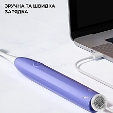 Електрична зубна щітка Oclean Endurance Purple - Oclean Endurance Color Edition Purple — фото N9