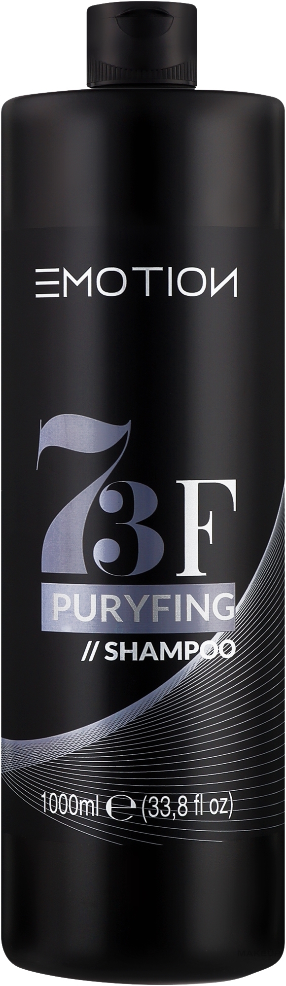 Очищаючий шампунь для волосся проти лупи - Emotion 73F Puryfing Shampoo — фото 1000ml