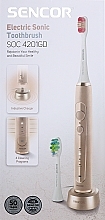 Парфумерія, косметика Електрична зубна щітка, золотисто-біла, SOC 4201GD - Sencor
