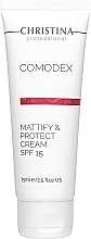 Духи, Парфюмерия, косметика Крем для лица "Матирование и защита" - Christina Comodex-Mattify&Protect Cream SPF15
