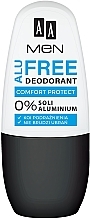 Шариковый дезодорант - AA Men Alu Free Comfort Protect Deodorant — фото N1