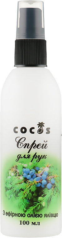 Антисептик для рук з олією ялівцю - Cocos — фото N3