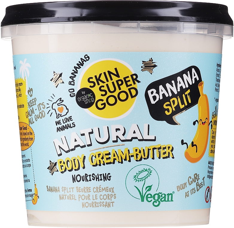 Крем-масло для тела "Банановый сплит" - Planeta Organica Body Cream-Butter — фото N1