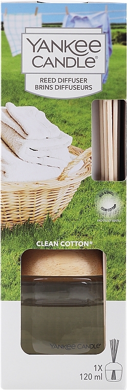 Аромадифузор "Чиста бавовна" - Yankee Candle Clean Cotton — фото N1