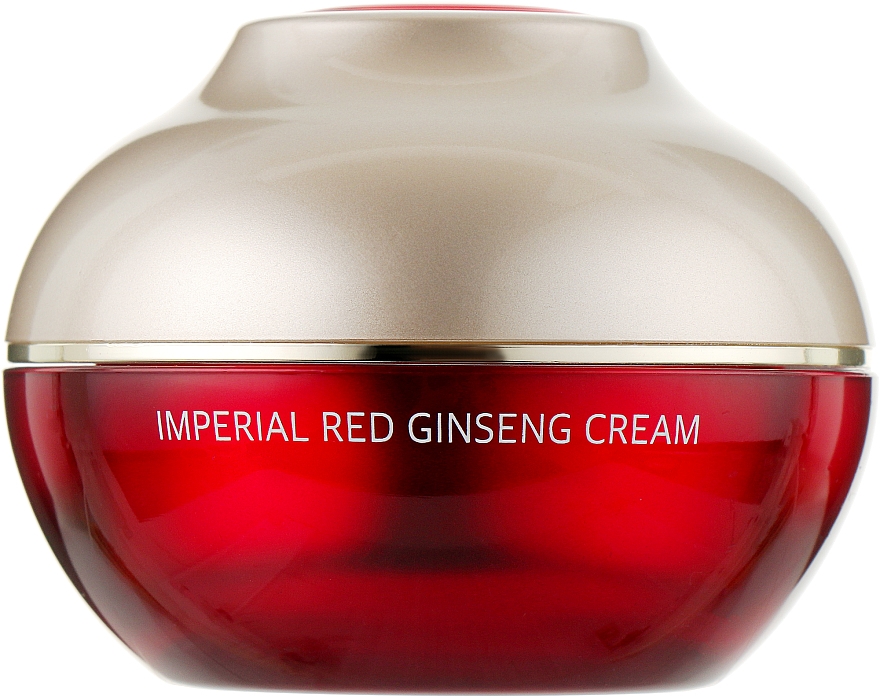Крем улитка "Красный женьшень" - Ottie Imperial Red Ginseng Snail Cream — фото N1